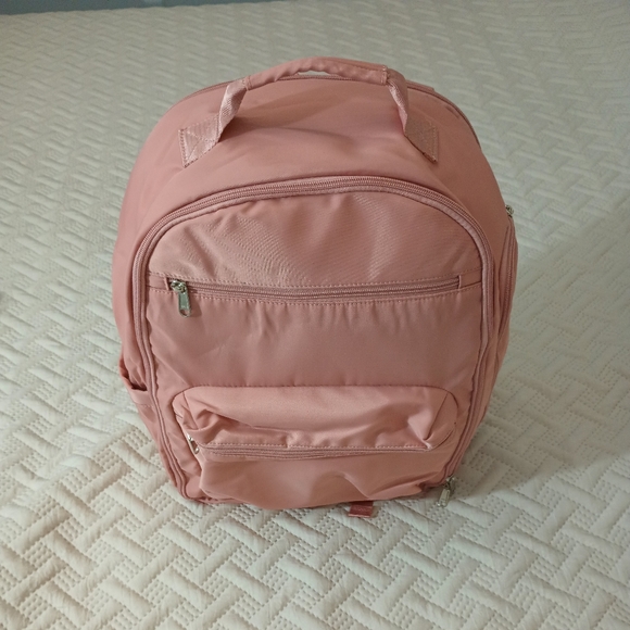 Homiglam Diaper Backpack+Waist Bag+Changing Pad NWOT Pink - Picture 7 of 16